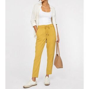 Lululemon On The Fly Crop Womens 2 Vintage Gold Spice Pull On Pants 23"